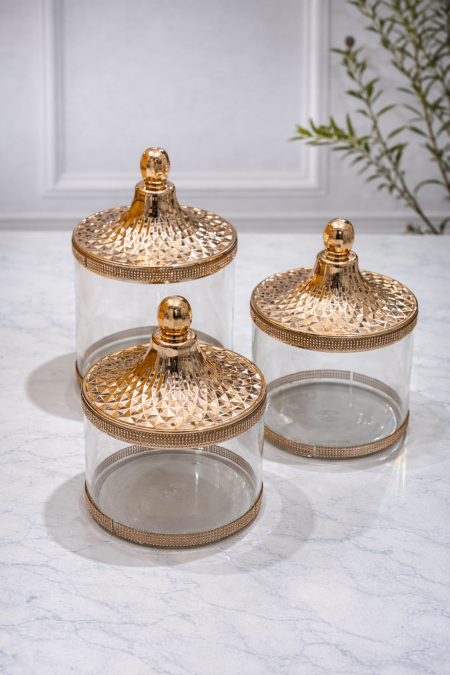 طقم سكريات 3قطع اكريلاك