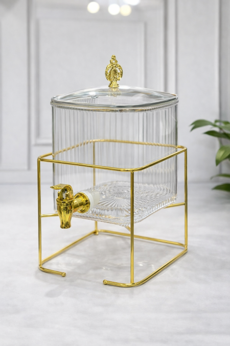 شاف عصير مع حنفية وستاند