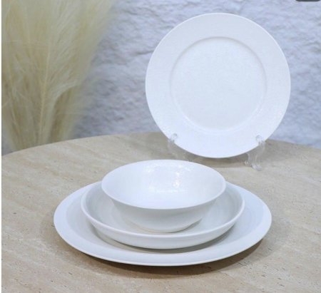 طقم صحون 24قطعة مميز