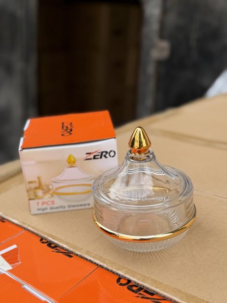 سكرية شفاف مذهب