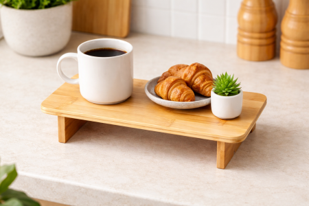 حمالة مع ستاند المجات والفواكه