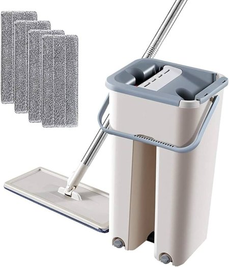 ممسحة مع سطل