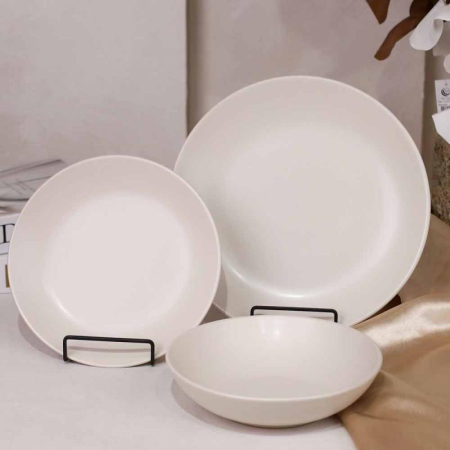 طقم صحون بورسلان 18 قطعة ثقيل SNB26200-15