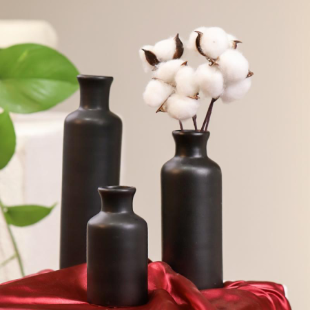 طقم فازات 3 قطع اسود 13/19/25سم CM3038