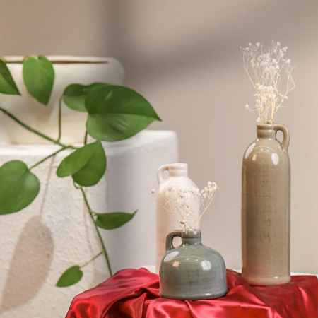 طقم فازات 3 قطع ملون 24.5/18/10سم CM2431