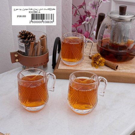 كاسات شاي شفاف 12