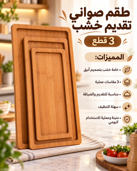 طقم خشبيات 3قطع