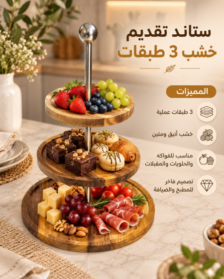 مضيفة خشب 3طبقات