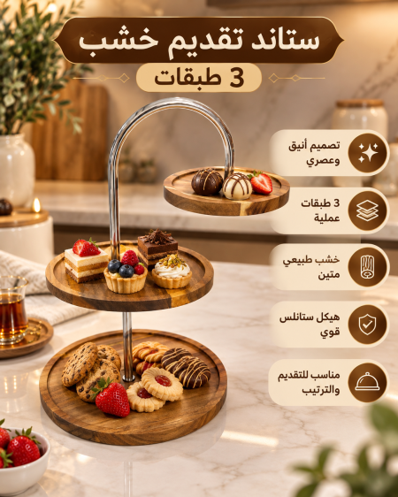 مضيفة خشب 3طبقات