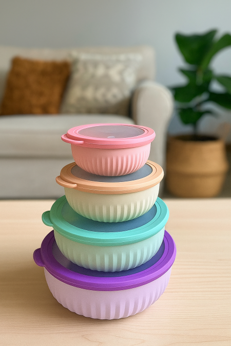 طقم علب 4قطع حراري تبروير