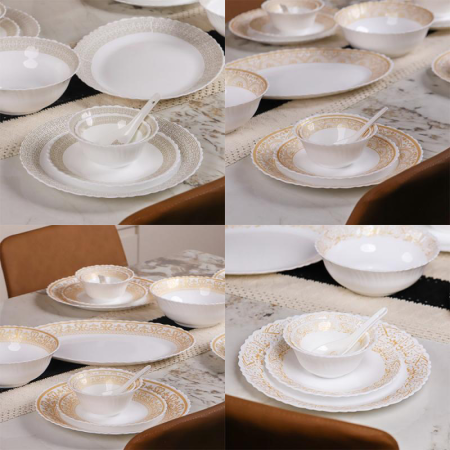 طقم صحون فاخر 33قطعة